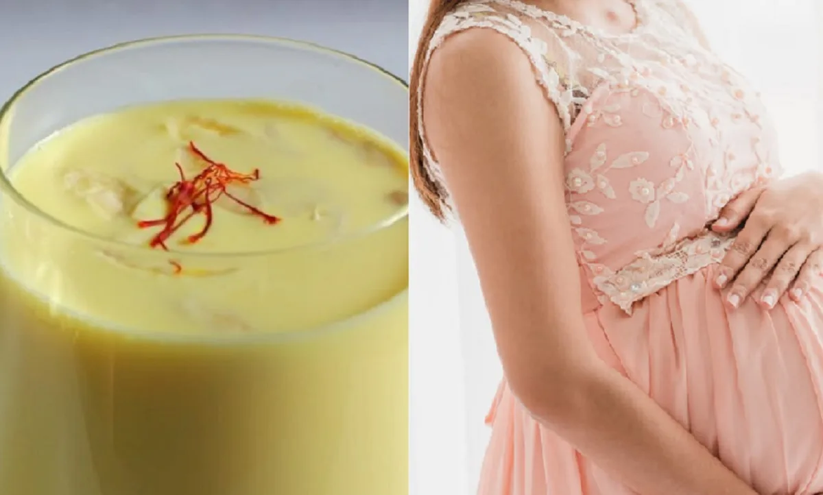 Pregnancy Diet Milk : सातवें महीने से ही क्यों गर्भवती महिला को पीना चाहिए केसर का दूध, आखिर क्या है कारण?